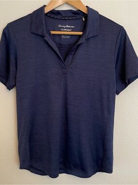 Tommy Bahama Island Zone Performance Top Women’s S/P Navy  Poly Spandex